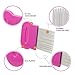 15 Pieces Head Lice Combs Tear Stain Comb Cat Dog Combs Plastic Comb Metal Teeth Grooming Hair Comb for Grooming and Clean Stains/Lice/Flea/Dandruff Flakes