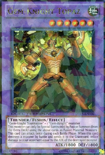 Yu-Gi-Oh! - Gem-Knight Topaz (DT05-EN036) - Duel Terminal 5 - 1st Edition - Ultra Rare