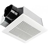 Panasonic FV-0709VB1 EcoVent Bath Fan, 70-90 CFM | Pick-A-Flow Airflow Selection, Quiet Operation, ENERGY STAR Certified, Ceiling or Wall Installation
