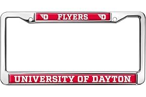 GRAPHICS & MORE University of Dayton Flyers Design Full Size Standard License Plate Metal Frame