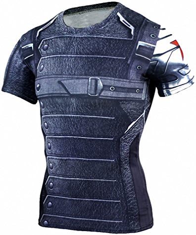 Fitness Compression Shirt Men Anime Superhero Punisher Skull Captain Americ 3D T Shirt Bodybuilding Crossfit tshirt Aisan M
