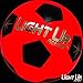 Light Up Action Soccer ball Silver Edition VALUE PACK Traditional Size 5