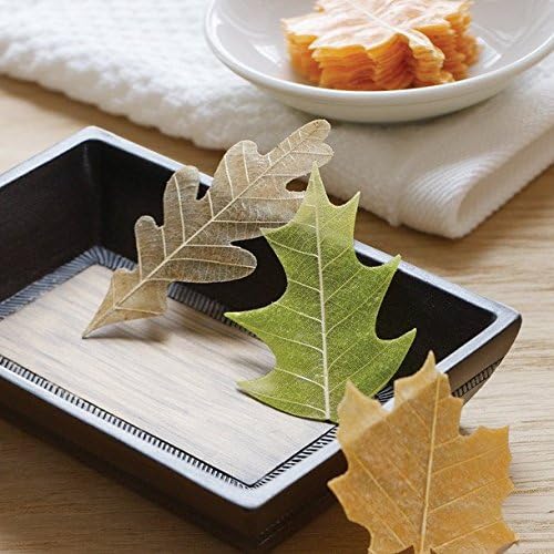Silken Wool Gifts Soap Leaves- Green Oak