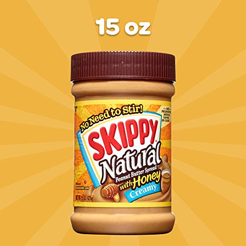 SKIPPY Natural Creamy Peanut Butter Spread with Honey, 15 Ounce - Image 7