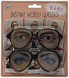 NPW Weirdo Glasses - His and Hers - Party Funny Eyes Fancy Dress 70s Crazy Shades