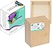 Daveliou 8”x10” Wood Canvas Boards for Painting, Arts, Crafts, Wood Burning, Shadowbox, Oils, Acrylics, and More (5 Pack)