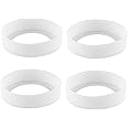 CM 4 PCS 70mm Bottle Boots Protective Silicone Sleeve Compatible with Contigo Bottles 16-24 OZ Anti-Slip Cap for Water Bottle Mug Tumbler