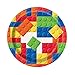 Building Block Party Supplies | Includes Paper Plates, Cups, Napkins, Tablecloth and Banner | Tableware for Brick and Construction Themed Birthday Parties | Boys Birthday Party Decorations Serves 16