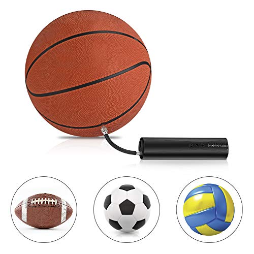 PP PICADOR Electric Ball Pump, Battery Powered Automatic Fast Air Pump with Needle LED Lighting Optional PSI Faster Inflation for Balls, Basketball, Soccer Ball, Football, Volleyball, Rugby, Kickball