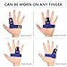 Trigger Finger Splint for Alleviating Finger Locking, Popping, Bending, Stiffness- Tendon Release and Pain Relief from Stenosing Tenosynovitis- Bonus Fastening Tape & Trigger Finger Solutions Booklet