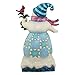 Enesco Jim Shore Heartwood Creek Winter Wonderland Snowman with Cardinal, 8.2