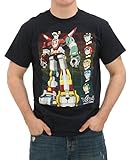 Voltron Grid Adult Navy T-Shirt