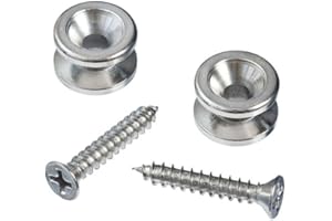 Planet Waves Solid Brass End Pins - Chrome (Pair) - PWEP202