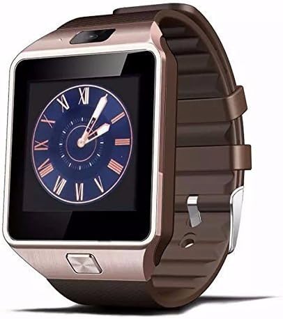 DZ09 smart watch latest card Bluetooth support Android Apple system, watch mobile phone Android smart mobile phone watch (Gold)