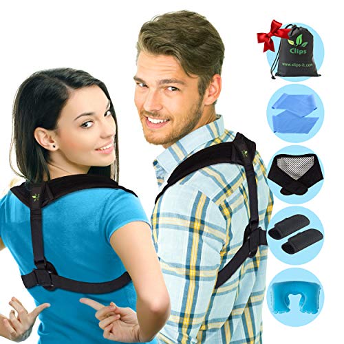 Posture Corrector Upper Back and Neck Support for Natural Pain Relief for Men and Women