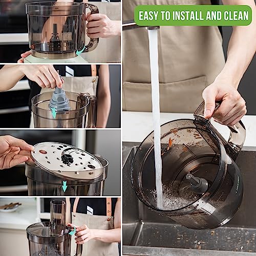 Bear Food Processors, 800W Multifunctional Vegetable Chopper & Meat