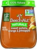 Beech-Nut Stage 2 Baby Food, Sweet Potato/Orange/Pineapple, 4 Ounce (Pack of 10)