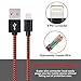 littlejian iPhone Cable,3Pack 10FT Extra Long Nylon Braided Cord Lightning Cable Certified to USB Charging Charger for iPhone 7/7 Plus/6S/6S Plus,SE/5S/5,iPad,iPod Nano 7 (Black+Red,10FT)