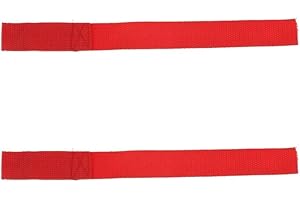 FJMQHU 2X Polyester Red Winch Hook Pull Strap Universal ATV Parts 8cm/3.15 Inch
