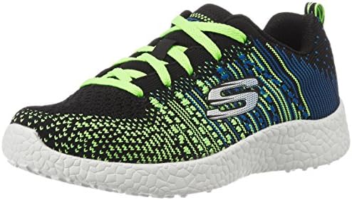Skechers Boy's Burst-In the Mix Sneaker ,Little Kid (4-8 Years),Black/Multi-13.5 M US Little Kid