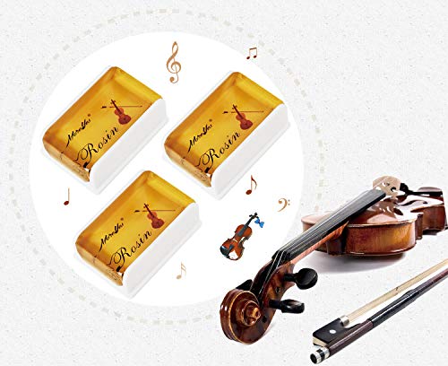 String Rosin for Violin Viola and Cello Rosin for Bows (yellow 3 pack)