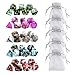 FLASHOWL Polyhedral Dice Set Table Games Dice 5 Sets Dice 5 x 7 Die Series D20, D12, D10, D8, D6, D4 DND dice DND RPG MTG Double Colors One Piece, 5 Sets with 5 Colors (35 Pieces)