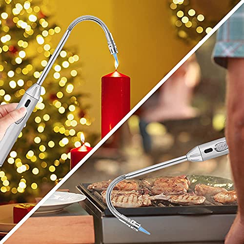 Butane Lighter Long Lighter Adjustable Fire Jet Torch Windproof