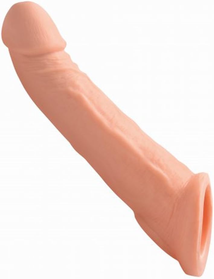 Ultra Real 2 Inch Solid Tip Penis Extension, Black - Image 4