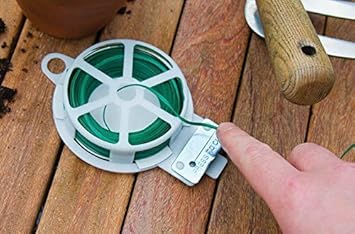 Pindia Set of 2 Twist Tie Plastic Magic Twister With Cutter- 20mtr