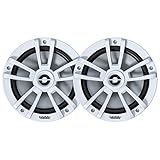 Infinity 822MLW Marine 8 Inch RGB LED Coaxial Speakers - White