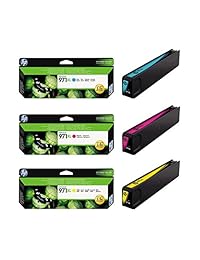 HP 971XL Cartucho de tinta original de alto rendimiento, cian, magenta y amarillo