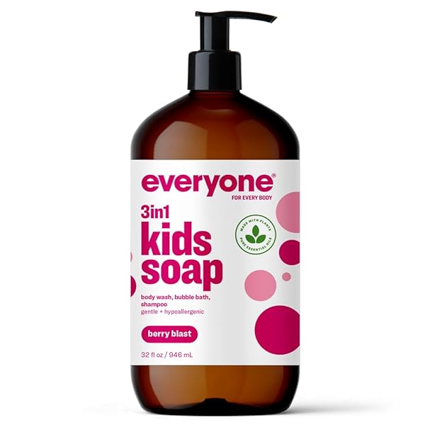 EVERYONE 3 IN 1 BERRY BLAST KIDS SOAP, 32 FZ