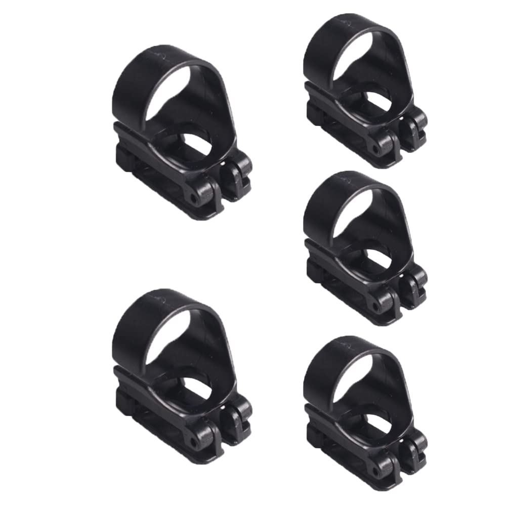 JIKEXINGMENG 5 Pcs Snorkel Clip Plastic Snorkel Keeper Tube Holder Snorkel Keeper Retainer Replacement for Attaching To Mask Strap