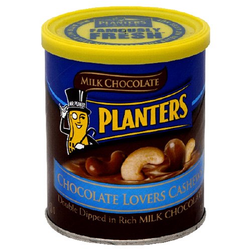 Planters Chocolate Lovers Cashews, 7.25 Ounce (Pack of 4) (B001M0FV9C