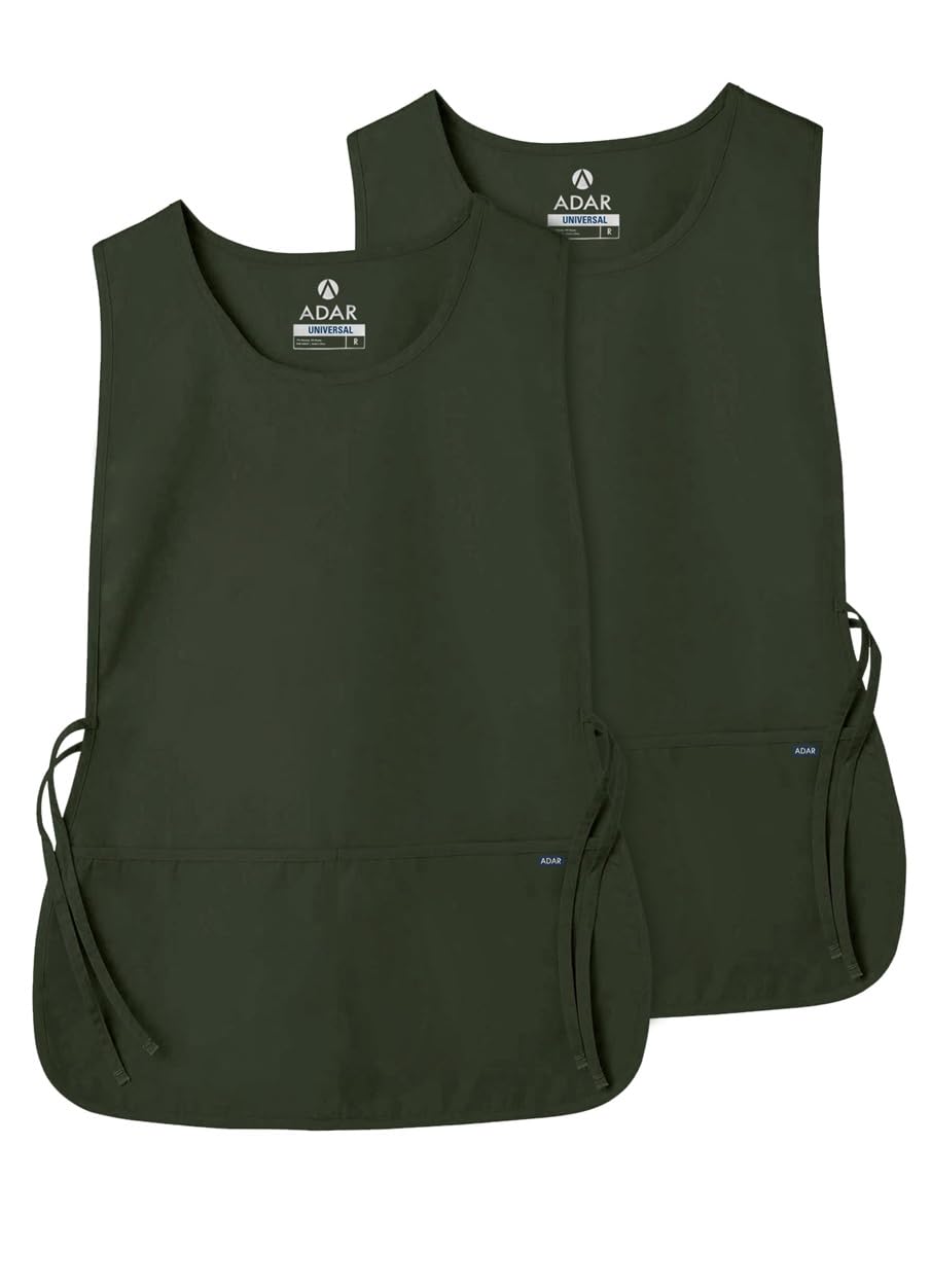 Adar Universal Cobbler Apron 2 Pack - Unisex Cobbler Apron - 7022 - Olive - X