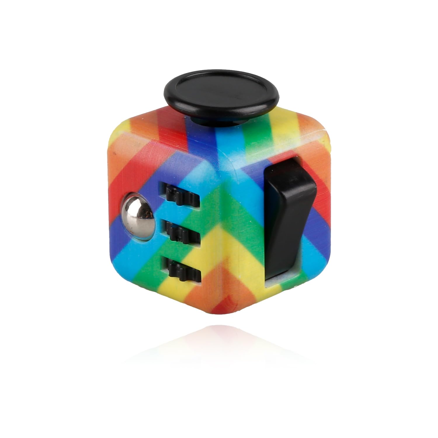 Lotsdonxia Fidget Cube Toy – Multi-functional Stress Relief, 6-Sided Sensory Toy for Focus and Anxiety Management