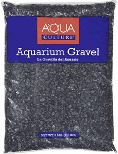 Aqua Culture Black Chips Aquarium Gravel, 5 lb