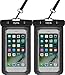 OQOE Universal Waterproof Case - Black (2 Pack)