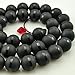 10MM Natural Stone Beads Round Black Matte Onyx Black Line Agata Beads for DIY Jewelry Making Necklace Bracelet