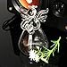Brccee AC Angel Hanging Glass Angel Flower Vase Plant Flower Vase Hydroponic Office (S)