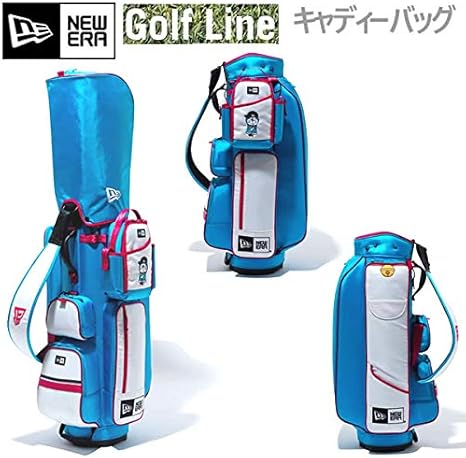 Amazon New Era ニューエラ キャディバッグ Caddie Bag ドラえもん コラボモデル Big Draemon Newera ゴルフ L2 New Era ニューエラ ヘッドカバー