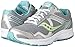 Saucony Women's Cohesion 10, Grey/Teal/Citron, 7.5 D-Wide