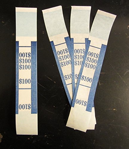Self Sealing Currency Straps Money Bill 6 Colors 600 Pieces