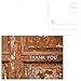 60 Postcards - Rustic Thank You - 6 Different Images