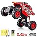 RADCLO RC Car 2.4Ghz 1/20 Dual Motors Rechargeable Remote Control Truck 4WD Off Road RC Truck Vehicle Rock Crawler with Two Rechargeable Batteries