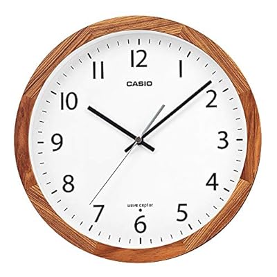 Casio Analog Wave Radio Wall Clock with Wood Frame Nepal Ubuy