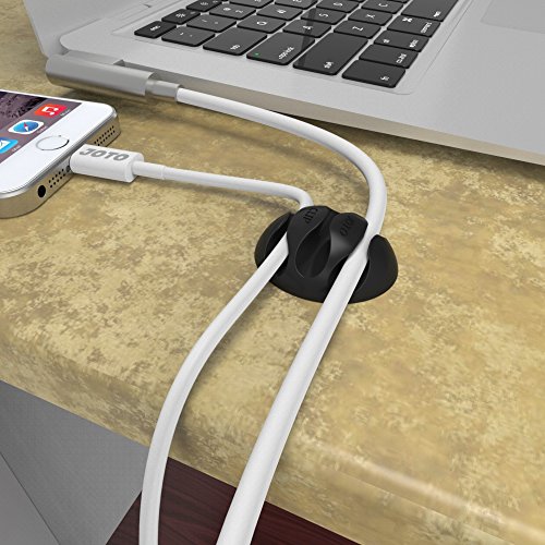 Cable Clips Cord Management System [8 pcs, Triple Slots], JOTO Cable