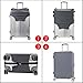 Luggage Cover Protective SINOKAL 3D Suitcase Protector Covers with Zipper for Travel 20 24 26 28 29 30 31 inch (Only Cover)