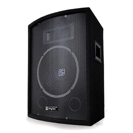 Skytec DJ Disco Party Lautsprecher Box SL10 mit 25cm BASS-Tieftöner