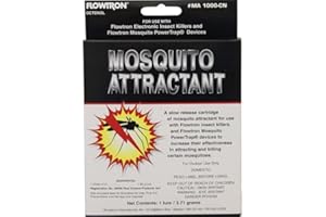 Flowtron MA-1000CN (4-Pack) Octenol Mosquito Attractant Cartridge, Compatible with BK-15CCN, BK-40CCN, BK-80CCN, MC-9000, FC-